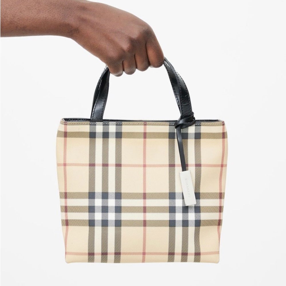 BURBERRY Nova Check Small Tote